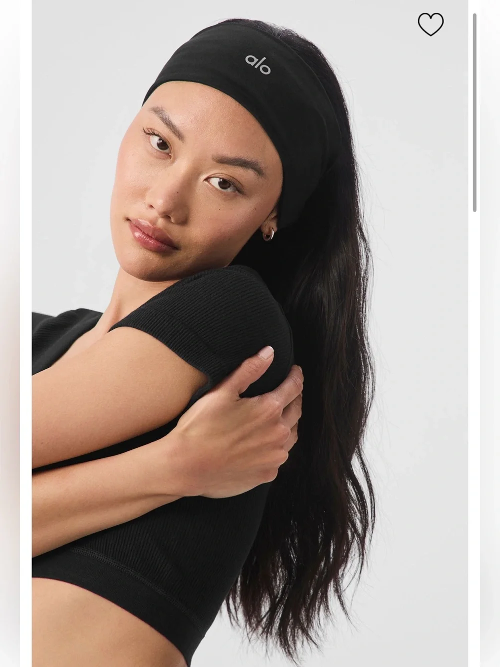 ALO Yoga Performance Conquer Headband - Black